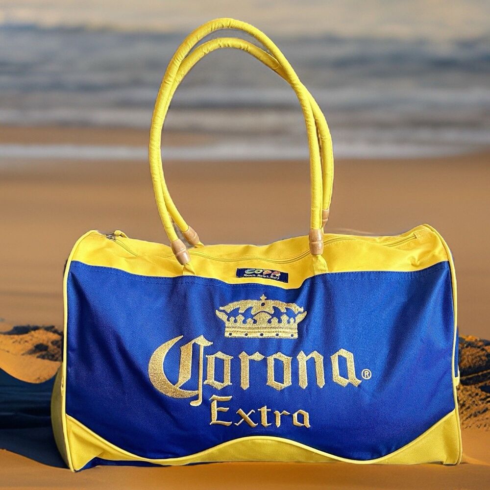 VINTAGE CORONA Copa Beach Sport Surf Corona Extra Beach Duffle Bag